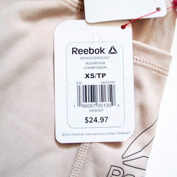 NWT Reebok Bike Shorts; Size XS - Picture 5 of 7